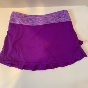 ivivva purple tennis skirt
